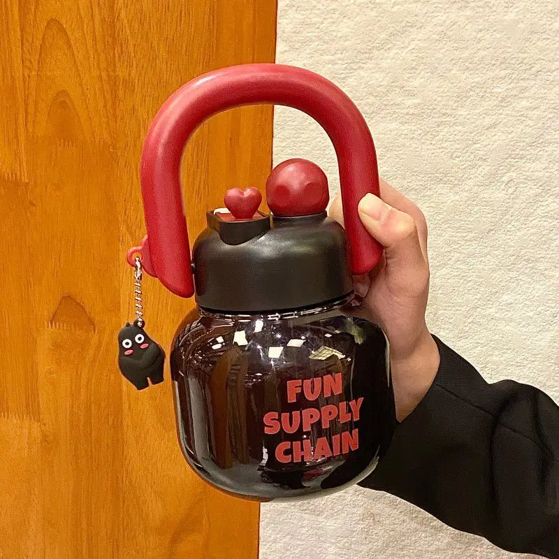 680ML Large Capacity Big Belly Cup Children's Space Cup Straw Double Drinking Cup Cherry Carrying Pot
680ML Large Capacity Big Belly Cup Children's Space Cup Straw Double Drinking Cup Cherry Carrying Pot