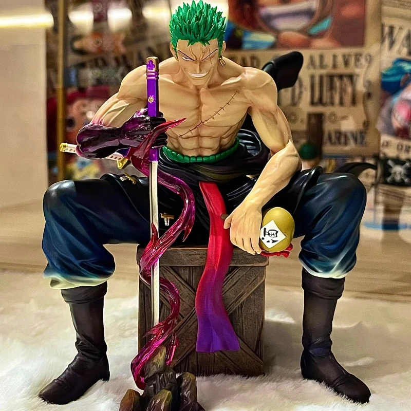 15cm One Piece Zoro Anime Figures Sit Roronoa Zoro Action Figurine 2 Heads Pvc Statue Room Collection Model Decoration Toys Gift
15cm One Piece Zoro Anime Figures Sit Roronoa Zoro Action Figurine 2 Heads Pvc Statue Room Collection Model Decoration Toys Gift