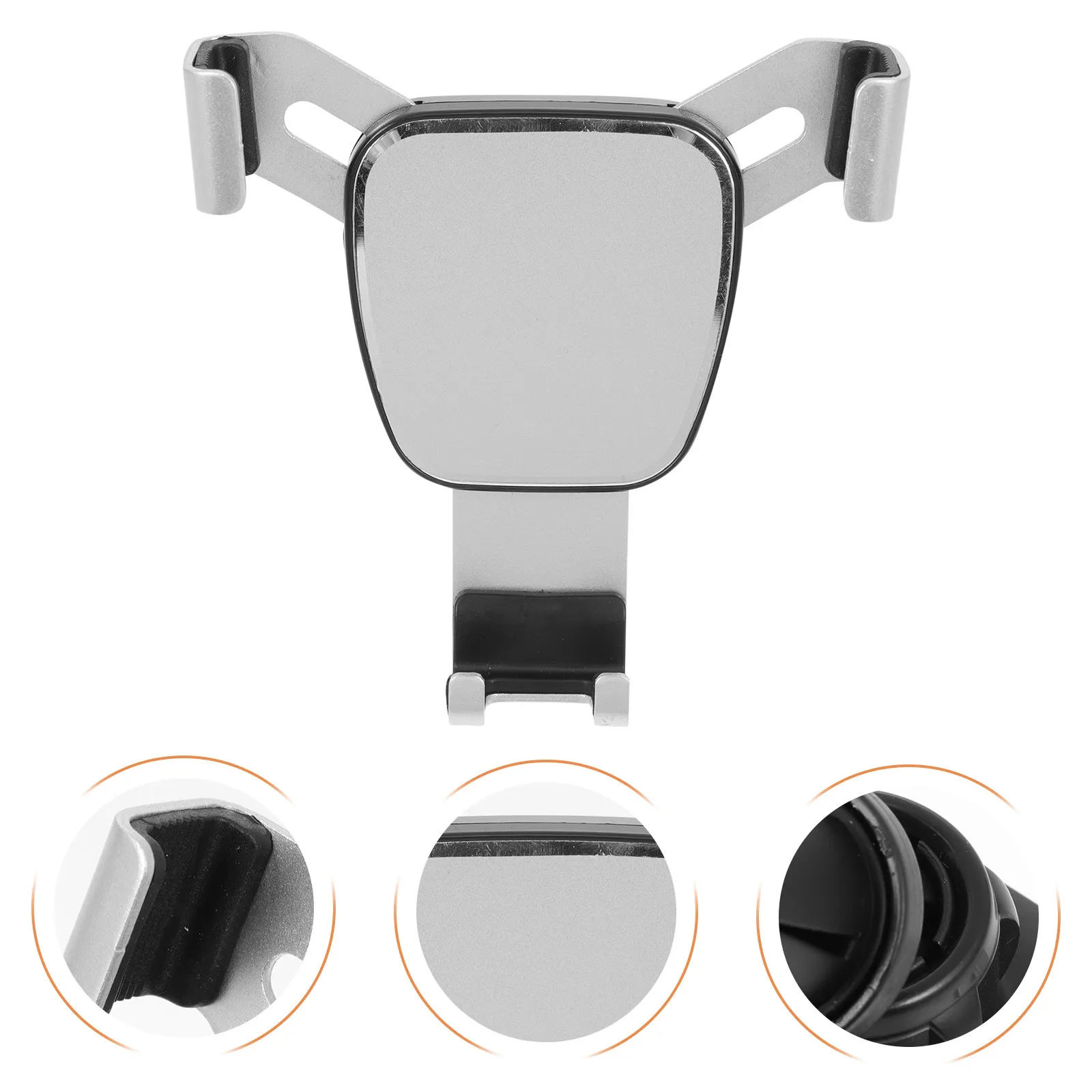 1Pcs Vehicle Car Phone Holder Durable Universal Dashboard Mobile Phone Stand 360 Rotation Silicone Cushion Silver Alloy Texture
1Pcs Vehicle Car Phone Holder Durable Universal Dashboard Mobile Phone Stand 360 Rotation Silicone Cushion Silver Alloy Texture