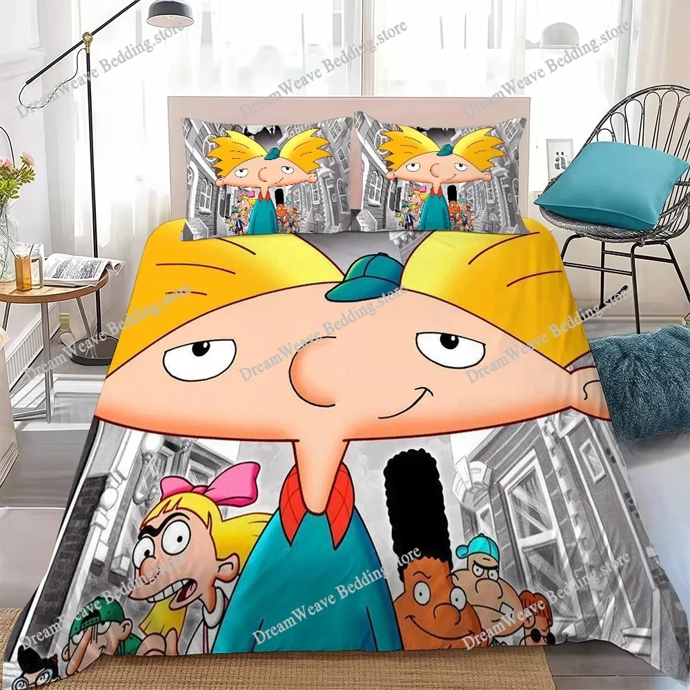 Hey Cartoon A-Arnold! Duvet Cover Set Home Style Bedding Soft Laundry Cotton Bed Student Dormitory Gift
Hey Cartoon A-Arnold! Duvet Cover Set Home Style Bedding Soft Laundry Cotton Bed Student Dormitory Gift