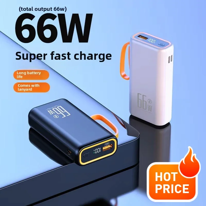 20000mAh Power Bank 66W PD Super Fast Charging Portable Charger External Battery Pack Travel for IPhone Huawei Samsung Xiaomi
20000mAh Power Bank 66W PD Super Fast Charging Portable Charger External Battery Pack Travel for IPhone Huawei Samsung Xiaomi