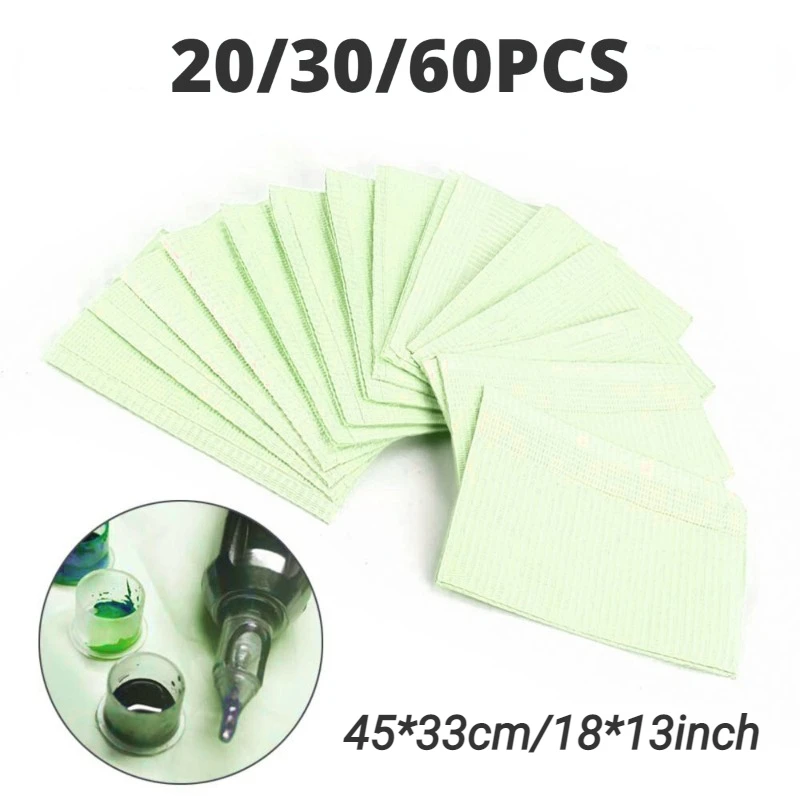 20/30/60PCS Green Disposable Cleaning Pad Tattoo Dyed Hair Nail DIY Anti Fouling Pad Waterproof Foldable Table Mat
20/30/60PCS Green Disposable Cleaning Pad Tattoo Dyed Hair Nail DIY Anti Fouling Pad Waterproof Foldable Table Mat