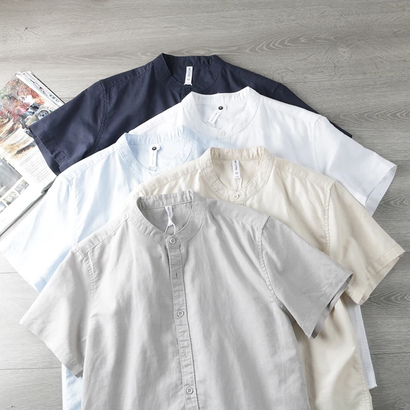 Chinese Style Thin Linen Short Sleeve Shirt Men's Casual Summer Feeling Stand Collar Artistic Leisure Fashion Youth ...
Chinese Style Thin Linen Short Sleeve Shirt Men's Casual Summer Feeling Stand Collar Artistic Leisure Fashion Youth ...
