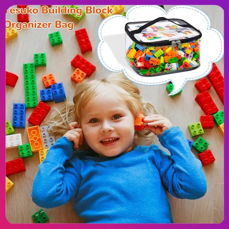 ABKL-6 Pack Прозрачная сумка для хранения игрушек с именной биркой и ручным карманом, водонепроницаемый прозрачный чехол-органайзер для игрушек из ПВХ для кирпичей
ABKL-6 Pack Прозрачная сумка для хранения игрушек с именной биркой и ручным карманом, водонепроницаемый прозрачный чехол-органайзер для игрушек из ПВХ для кирпичей