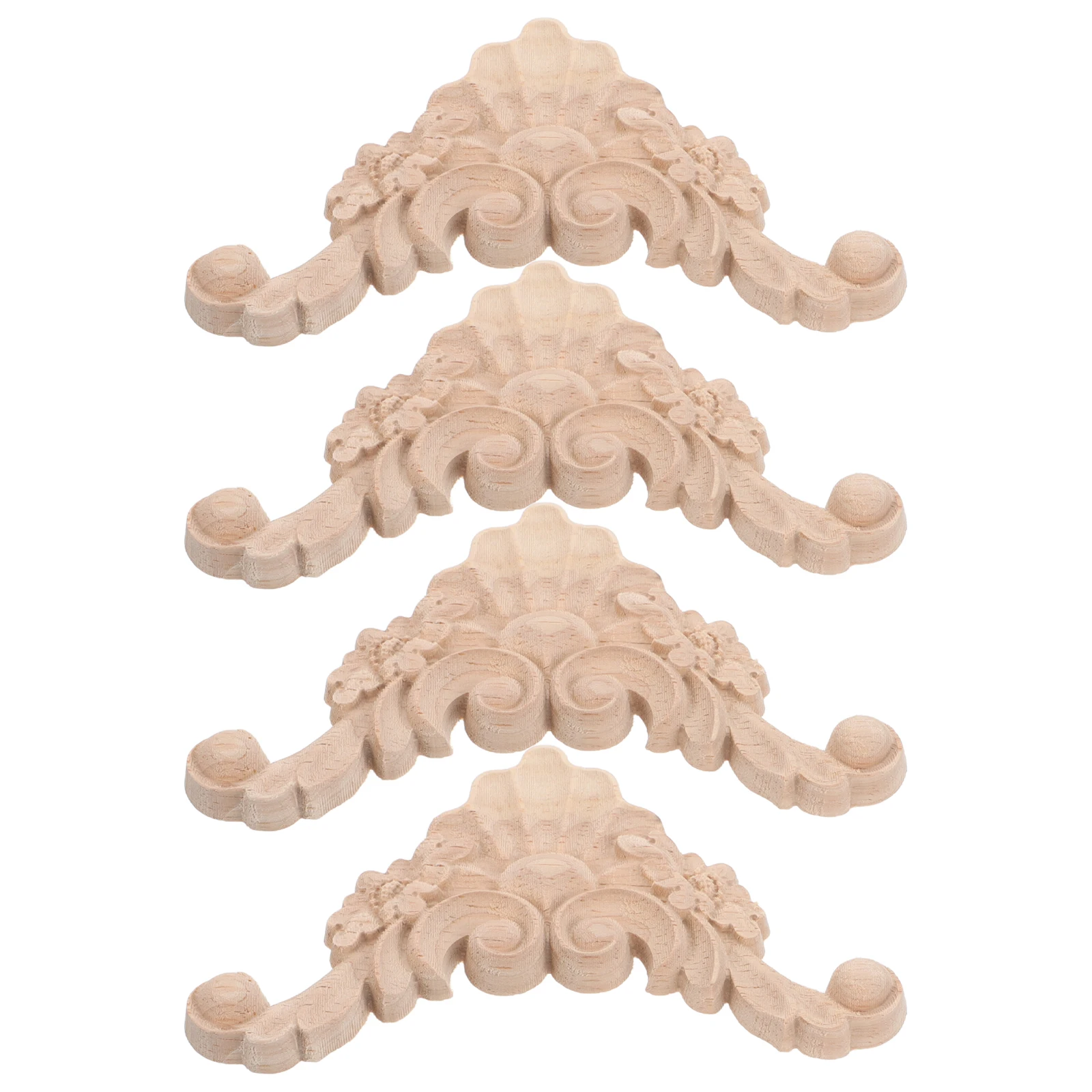 4 Pcs Solid Wood Carved Decorative Trim Cabinet Doors Wall Panels French Style Wooden Appliques Furniture Onlay Ornaments Home
4 Pcs Solid Wood Carved Decorative Trim Cabinet Doors Wall Panels French Style Wooden Appliques Furniture Onlay Ornaments Home