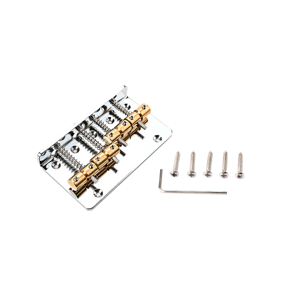 4 Strings Saddle Compact Size Screws Guitar Bridges Great Decoration Bass Supplies for Beginners Instrument Accessories
4 Strings Saddle Compact Size Screws Guitar Bridges Great Decoration Bass Supplies for Beginners Instrument Accessories