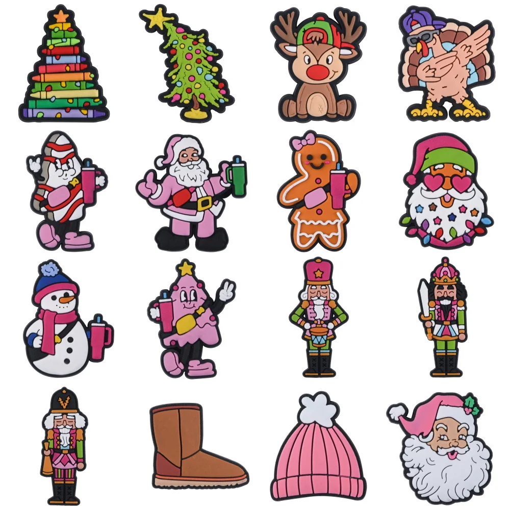 16pcs Christmas Day Santa Shoe Charms Snow Boots Clog Charm Christmas Cartoon Bracelet Accessories For Boys Girls Party Favor
16pcs Christmas Day Santa Shoe Charms Snow Boots Clog Charm Christmas Cartoon Bracelet Accessories For Boys Girls Party Favor