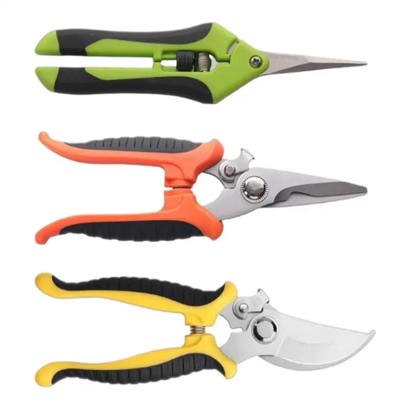 Pruning Shears Pruning Shears & Gardening Scissors 3 Pack Stainless Steel Functional Tools Non-Slip Clippers For Trimming
Pruning Shears Pruning Shears & Gardening Scissors 3 Pack Stainless Steel Functional Tools Non-Slip Clippers For Trimming
