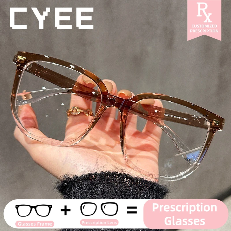 Удобные фотохромные очки Cyee для коррекции близорукости, очки с прогрессивными линзами, женские очки по индивидуальному заказу, оптические очки по рецепту
Удобные фотохромные очки Cyee для коррекции близорукости, очки с прогрессивными линзами, женские очки по индивидуальному заказу, оптические очки по рецепту