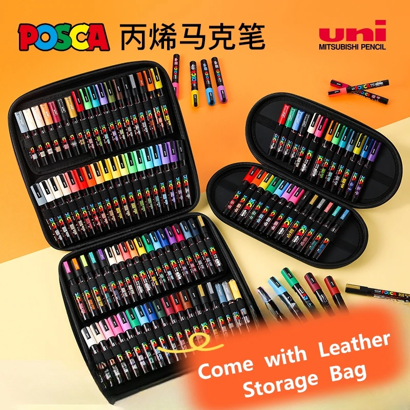 Цветные маркеры uni POSCA, набор сумок с 24 отверстиями, PC-1M/3M/5M/8K/17K, разные цвета, удобные для переноски, товары для рукоделия с граффити на открытом воздухе
Цветные маркеры uni POSCA, набор сумок с 24 отверстиями, PC-1M/3M/5M/8K/17K, разные цвета, удобные для переноски, товары для рукоделия с граффити на открытом воздухе