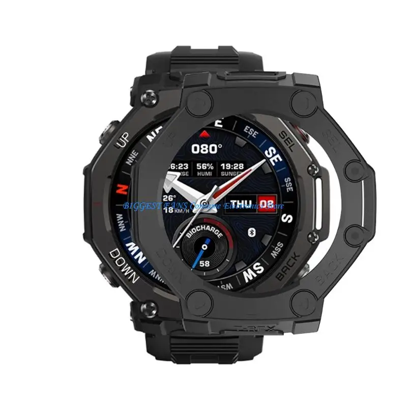 Protective Shell Shockproof Housing Sleeve Case Guard For 48mm Smartwatch Shockproof PC Guard Scratch Resistant Watch Cover