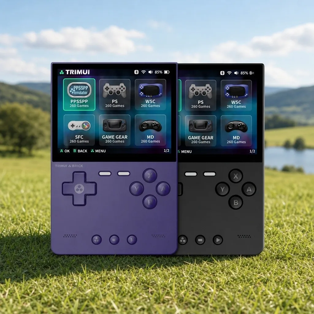 TRIMUI BRICK Handheld Game Console 3.2'' IPS Linux Metal Back LED Light
TRIMUI BRICK Handheld Game Console 3.2'' IPS Linux Metal Back LED Light