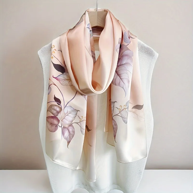 100% Mulberry Silk Long Scarf for Women Large Oblong Shawls for Headscarf Neck- Oblong Hair Wraps Gift Packed Pink Leaf Print
100% Mulberry Silk Long Scarf for Women Large Oblong Shawls for Headscarf Neck- Oblong Hair Wraps Gift Packed Pink Leaf Print