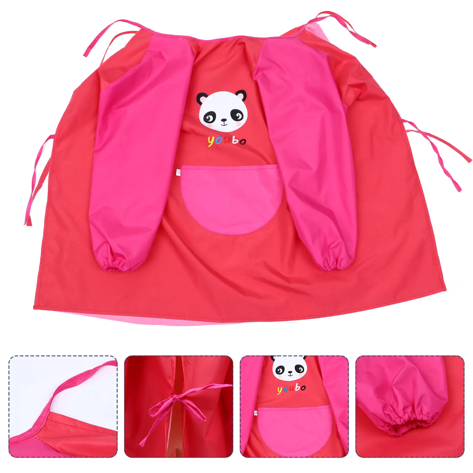 1pc Long Sleeve Waterproof Baby Smock High-Density Woven Breathable Soft Adjustable Back Pocket Storage Cartoon Apron Children
1pc Long Sleeve Waterproof Baby Smock High-Density Woven Breathable Soft Adjustable Back Pocket Storage Cartoon Apron Children