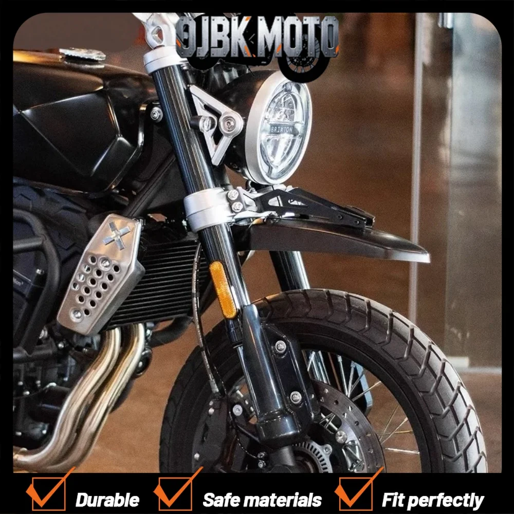 【Perfect fit】GK500 High-Mount Front Mudguard, BRIXTON CSFIRE 500 Mudguard, Headlight Mesh Rack, Fork Guard, Sand Shield
【Perfect fit】GK500 High-Mount Front Mudguard, BRIXTON CSFIRE 500 Mudguard, Headlight Mesh Rack, Fork Guard, Sand Shield