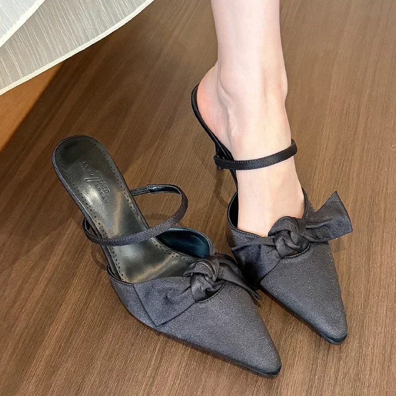 Elegant Women High Heels Shoes Pointed Toe Slippers Fashion Stilettos Sandals Summer 2025 New Trend Dress Woman Heeled Sandalias
Elegant Women High Heels Shoes Pointed Toe Slippers Fashion Stilettos Sandals Summer 2025 New Trend Dress Woman Heeled Sandalias