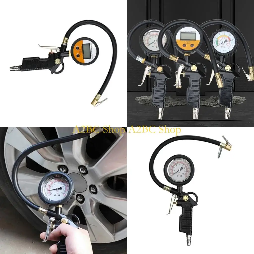 A2BC Transportable Virtual Air Pressure Measure Tire Inflation Tool Car Motorbike Cycle
A2BC Transportable Virtual Air Pressure Measure Tire Inflation Tool Car Motorbike Cycle