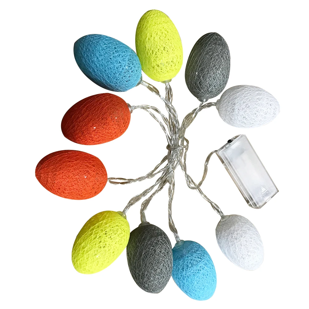 10 LED Egg String Lights 5 9ft Wire Operated Easter Decoration Christmas Party Wedding Gifts Kids Safe Non Poison Low
10 LED Egg String Lights 5 9ft Wire Operated Easter Decoration Christmas Party Wedding Gifts Kids Safe Non Poison Low