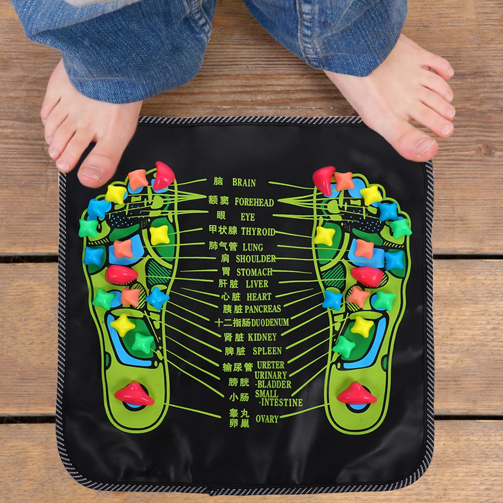 Massage Pad Walk Massager Mat Pain Relief Cushion Foot Stone Black Leg Reliever Mother
Massage Pad Walk Massager Mat Pain Relief Cushion Foot Stone Black Leg Reliever Mother