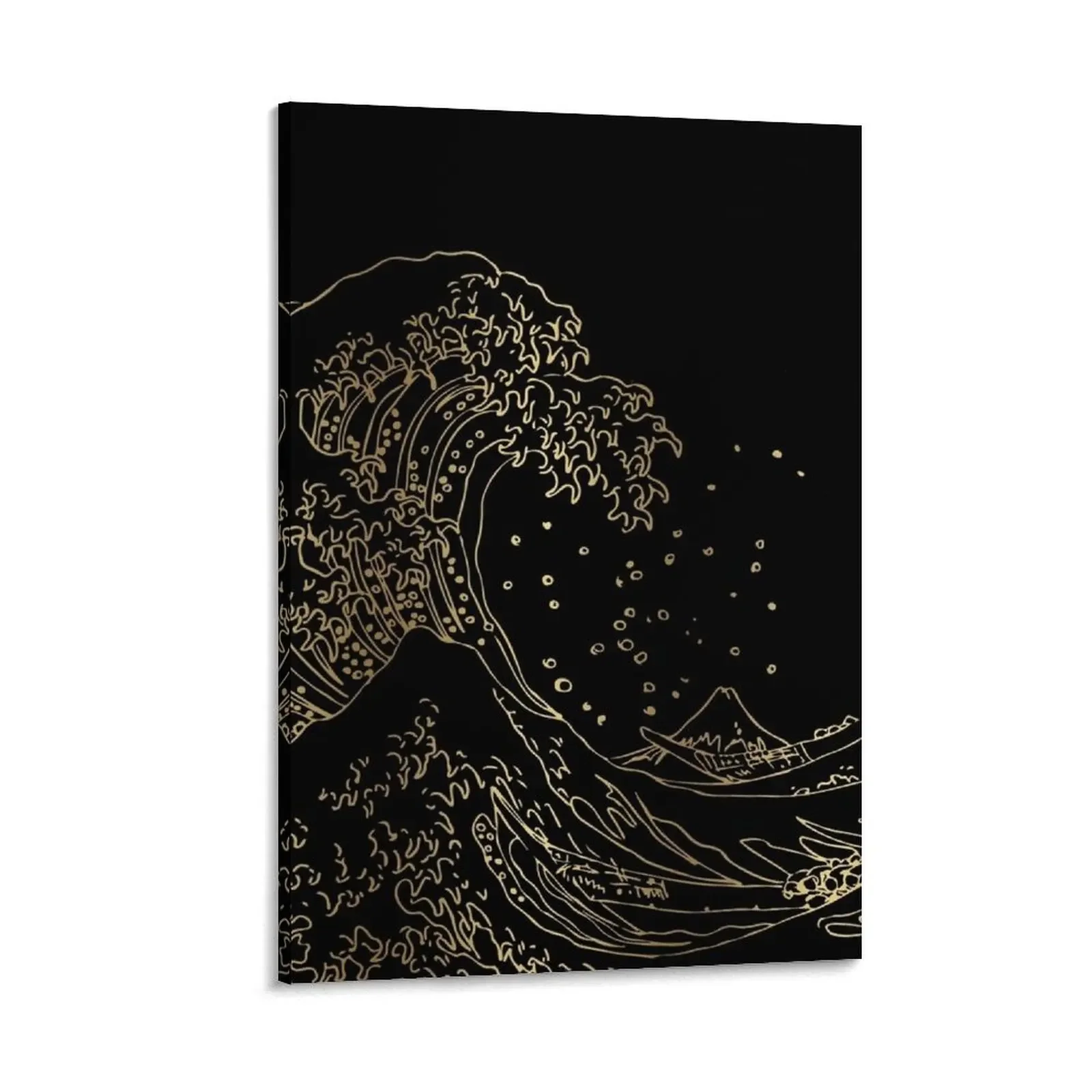 Great Wave Gold Canvas Painting Wall decoration frame house decorations home decors accessories 
Great Wave Gold Canvas Painting Wall decoration frame house decorations home decors accessories