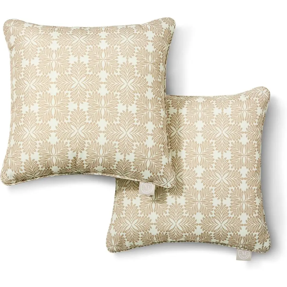 Indoor-Outdoor Decorative Pillow Set, UV-Resistant, Water-Repellent, Modern Pattern, Taupe, 18x18
Indoor-Outdoor Decorative Pillow Set, UV-Resistant, Water-Repellent, Modern Pattern, Taupe, 18x18