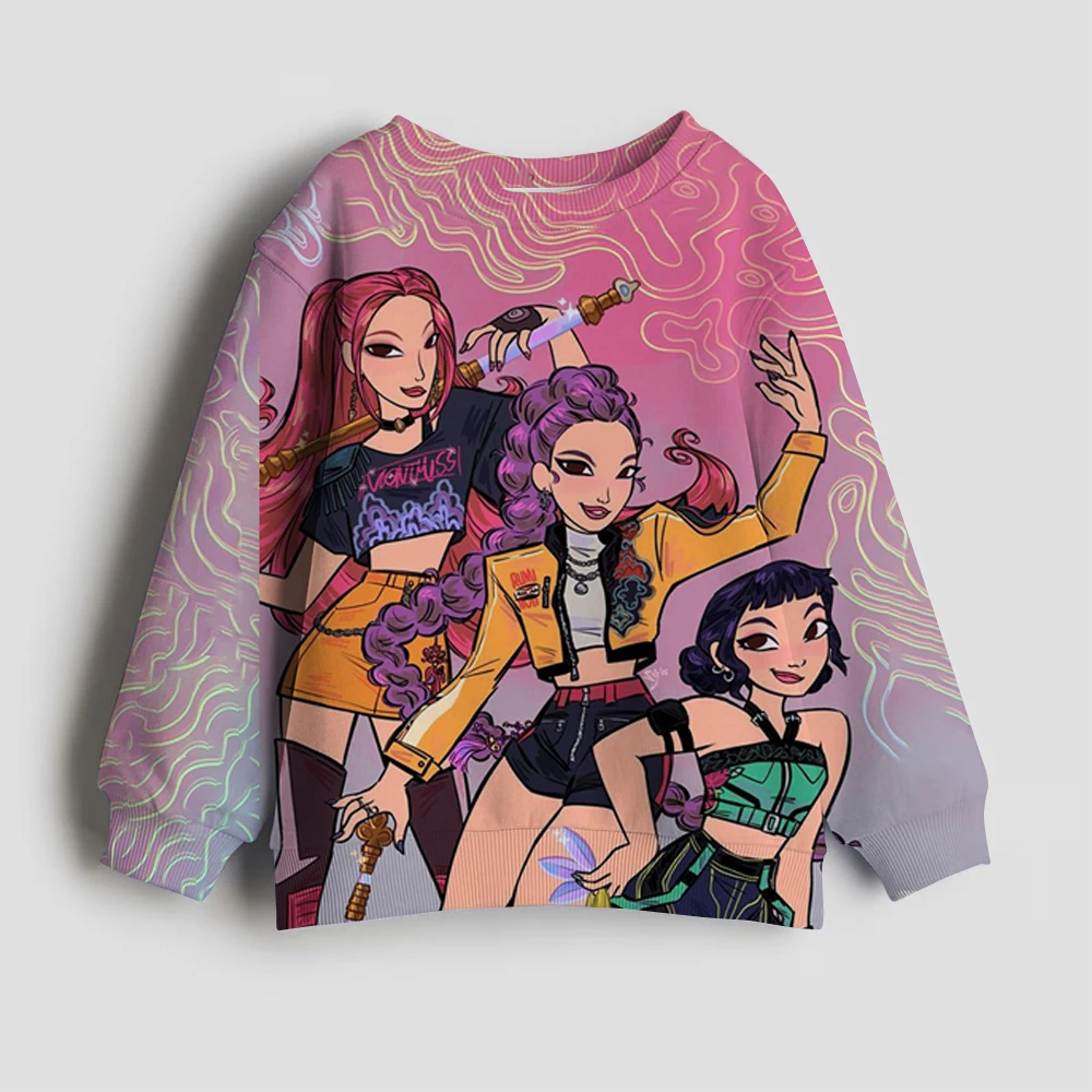 KPop Demon Hunters Adults Hoodies Huntrix Women Cartoon 3D Sweatshirts Tops Coats Young Girls Anime Pullovers Outwears Clothing
KPop Demon Hunters Adults Hoodies Huntrix Women Cartoon 3D Sweatshirts Tops Coats Young Girls Anime Pullovers Outwears Clothing