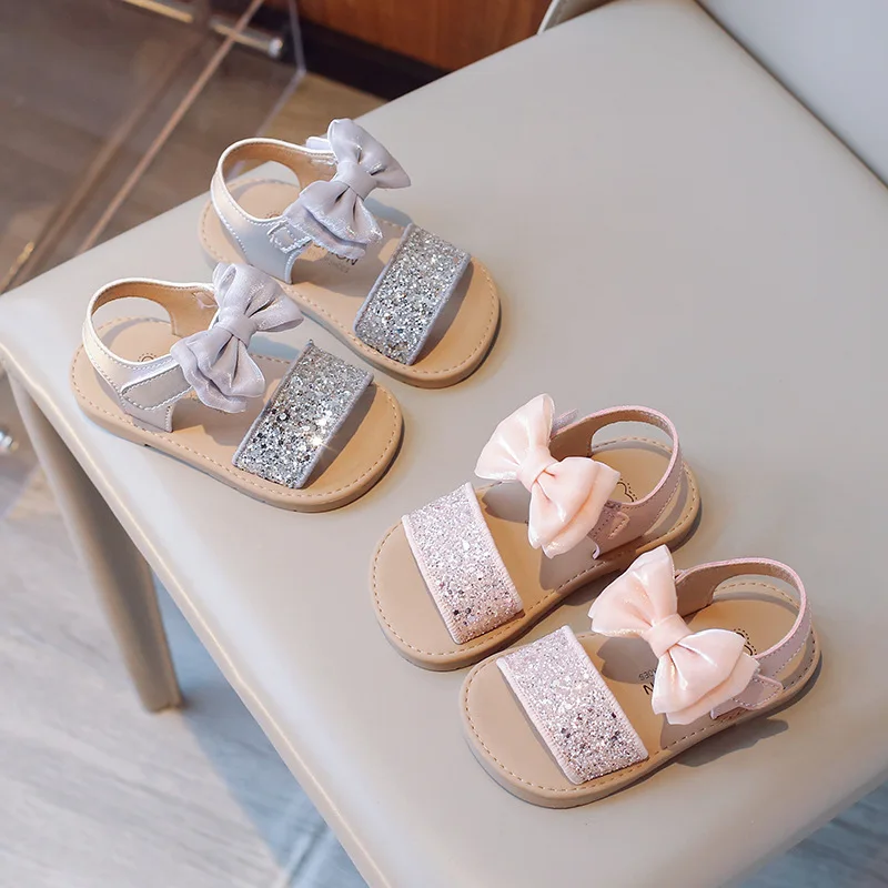 Summer Sandals New Fashion Sequined Princess Shoe Versatile Comfort Flat Shoes Soft Sole Comfort Girl Shoes Beach Sweet Kid Shoe
Summer Sandals New Fashion Sequined Princess Shoe Versatile Comfort Flat Shoes Soft Sole Comfort Girl Shoes Beach Sweet Kid Shoe