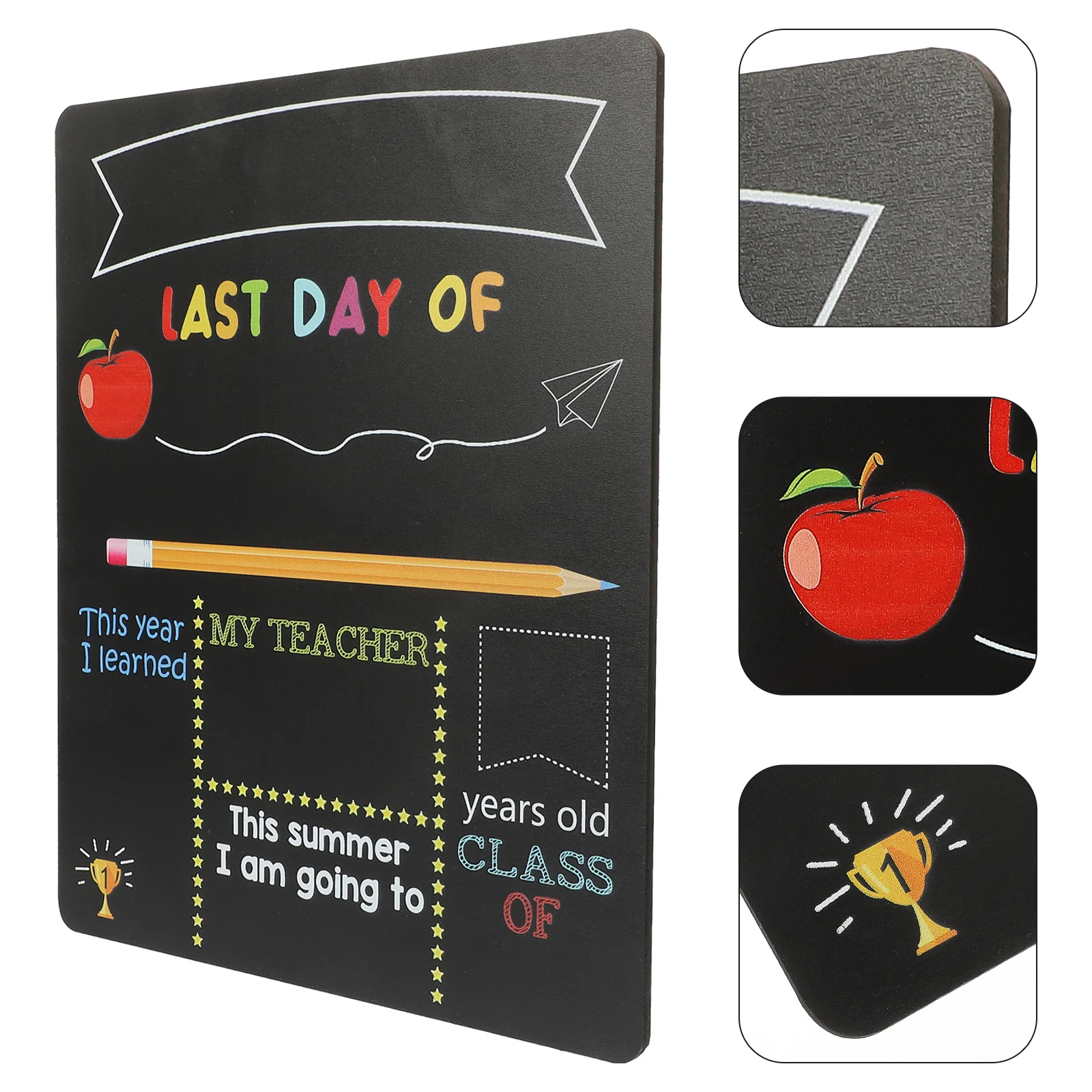 Multifunction Writing Board Child Blackboard for Kids Chalkboard First Day of School Sign Wooden Children Accessory
Multifunction Writing Board Child Blackboard for Kids Chalkboard First Day of School Sign Wooden Children Accessory