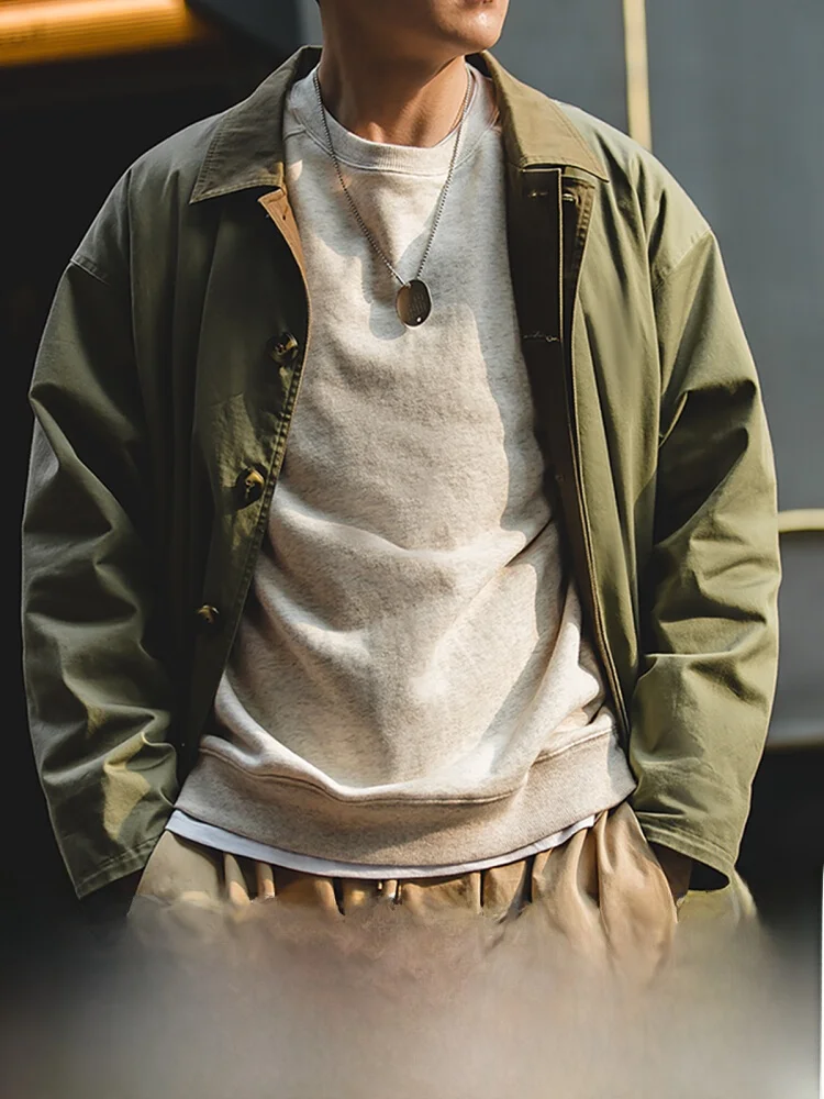 Мужская демисезонная ветровка Maden Casual American Sle Color Blo Barma Ken, свободного кроя, средней длины, тонкая, весенняя верхняя одежда
Мужская демисезонная ветровка Maden Casual American Sle Color Blo Barma Ken, свободного кроя, средней длины, тонкая, весенняя верхняя одежда