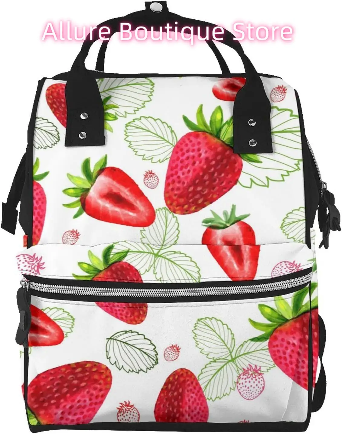 Cartoon Strawberry Diaper Bag Backpack for Women Large Capacity Nappy Bag Multifunction Waterproof Mummy Backpacks for Mom Dad E
Cartoon Strawberry Diaper Bag Backpack for Women Large Capacity Nappy Bag Multifunction Waterproof Mummy Backpacks for Mom Dad E