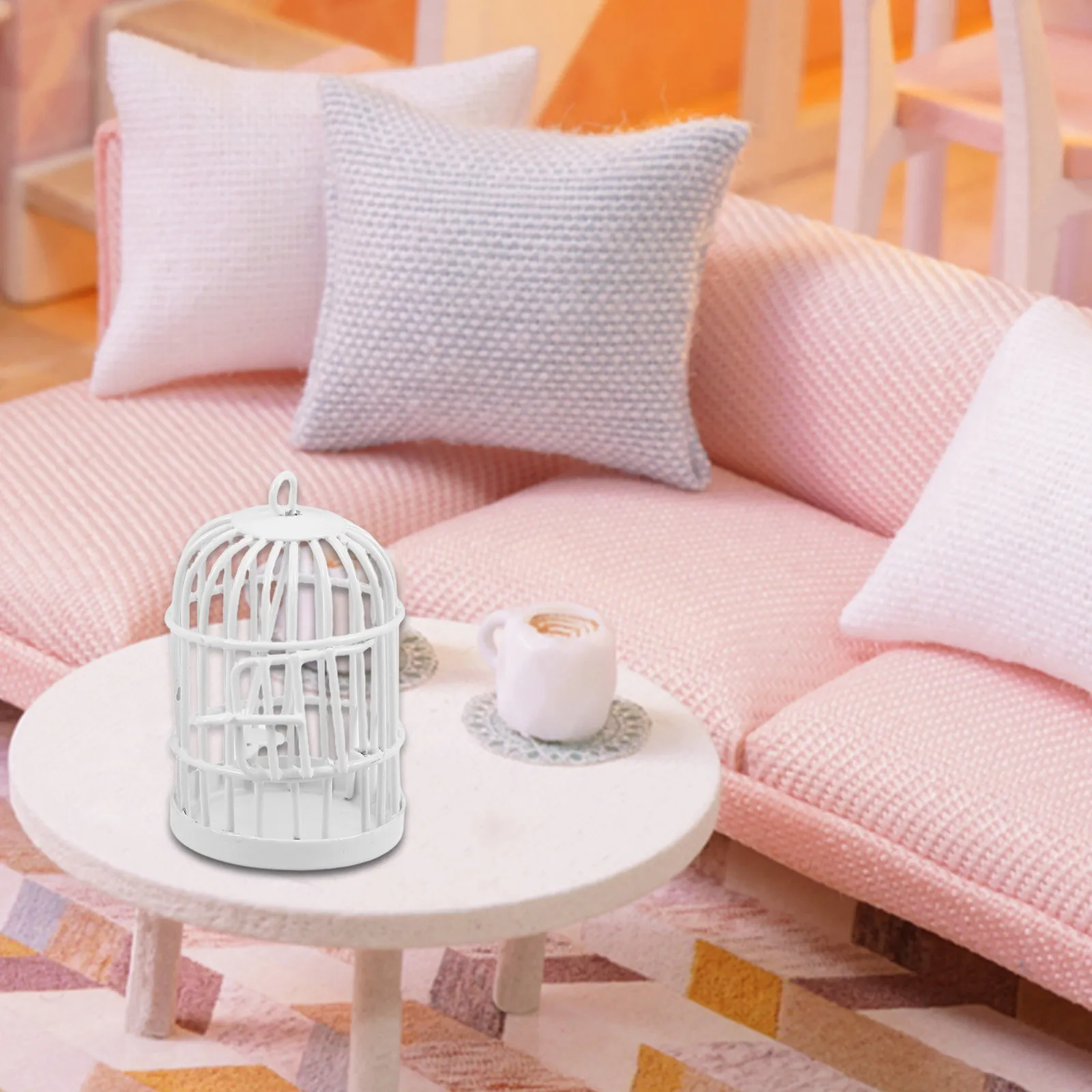 2Pcs Miniature Metal Birdcage Ornament Vintage Hanging Cage for Dollhouse Fairy Garden DIY Projects Home Decoration Small
2Pcs Miniature Metal Birdcage Ornament Vintage Hanging Cage for Dollhouse Fairy Garden DIY Projects Home Decoration Small