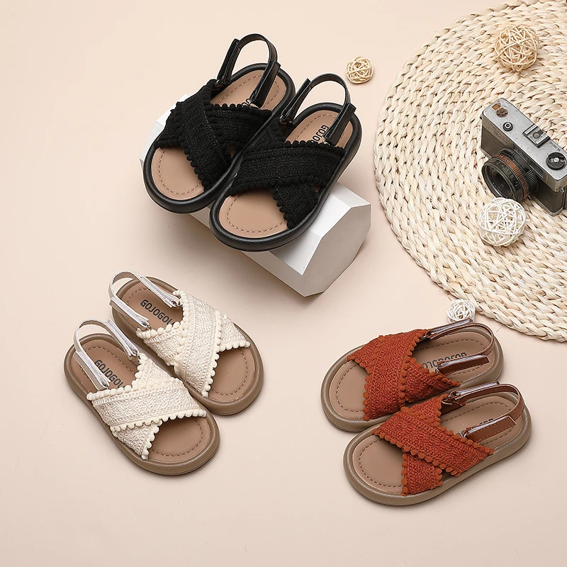 Детские летние пляжные туфли в этническом стиле, повседневные сандалии с мягкой подошвой, модные ретро-туфли для девочек, новинка лета 2026, размеры 21-37
Детские летние пляжные туфли в этническом стиле, повседневные сандалии с мягкой подошвой, модные ретро-туфли для девочек, новинка лета 2026, размеры 21-37