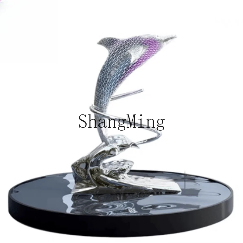 HJ simple modern fiberglass hollow whale floor ornament hotel lobby model room decorative artwork
HJ simple modern fiberglass hollow whale floor ornament hotel lobby model room decorative artwork