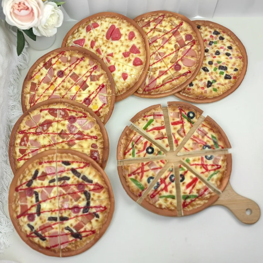 Artificial PU Cuttable Beef Pizza Bacon Pizza Model Fake Food Restaurant Window Display Photography Props Permanent Food Decor
Artificial PU Cuttable Beef Pizza Bacon Pizza Model Fake Food Restaurant Window Display Photography Props Permanent Food Decor