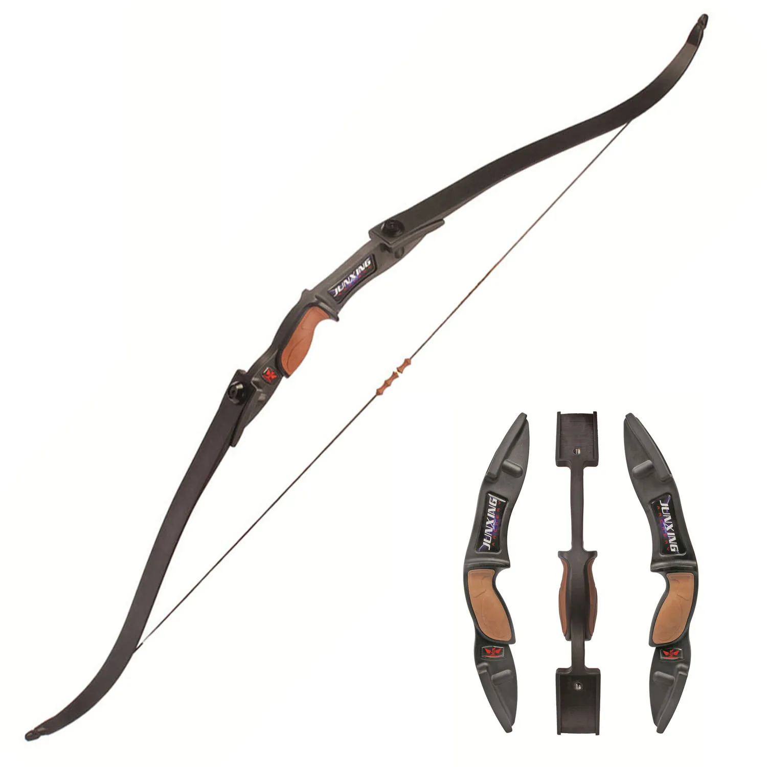 56inch Recurve Bow for Junior Beginner Outdoor CS Shooting Hunting Right and Left Hand 25LBS
56inch Recurve Bow for Junior Beginner Outdoor CS Shooting Hunting Right and Left Hand 25LBS