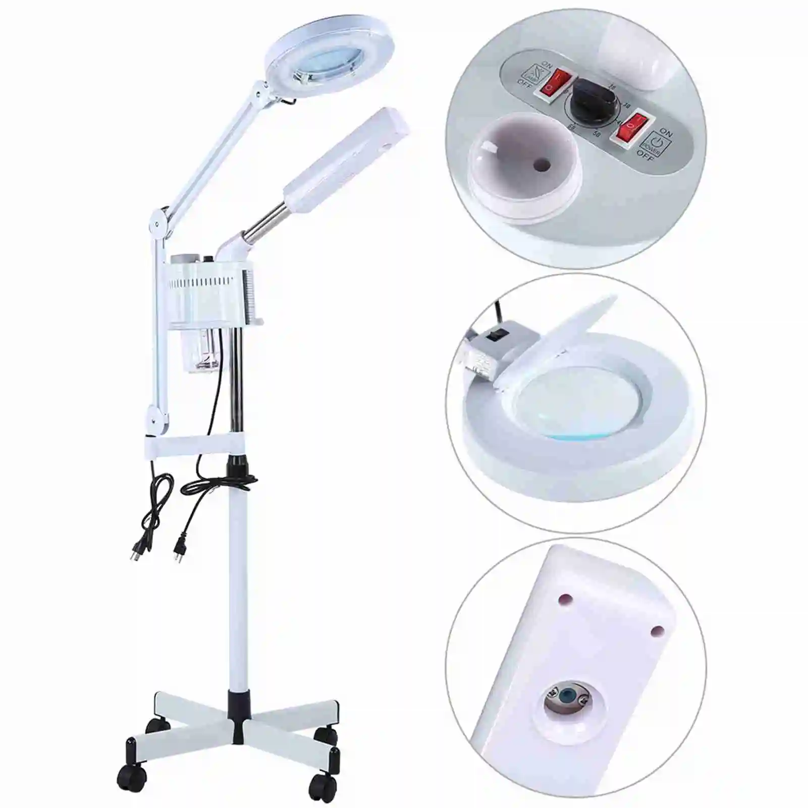 3in1 UV Facial Cold Light LED 5X Magnifier Floor Lamp Facial Magnifier Cold Light Professional UV Facial
3in1 UV Facial Cold Light LED 5X Magnifier Floor Lamp Facial Magnifier Cold Light Professional UV Facial