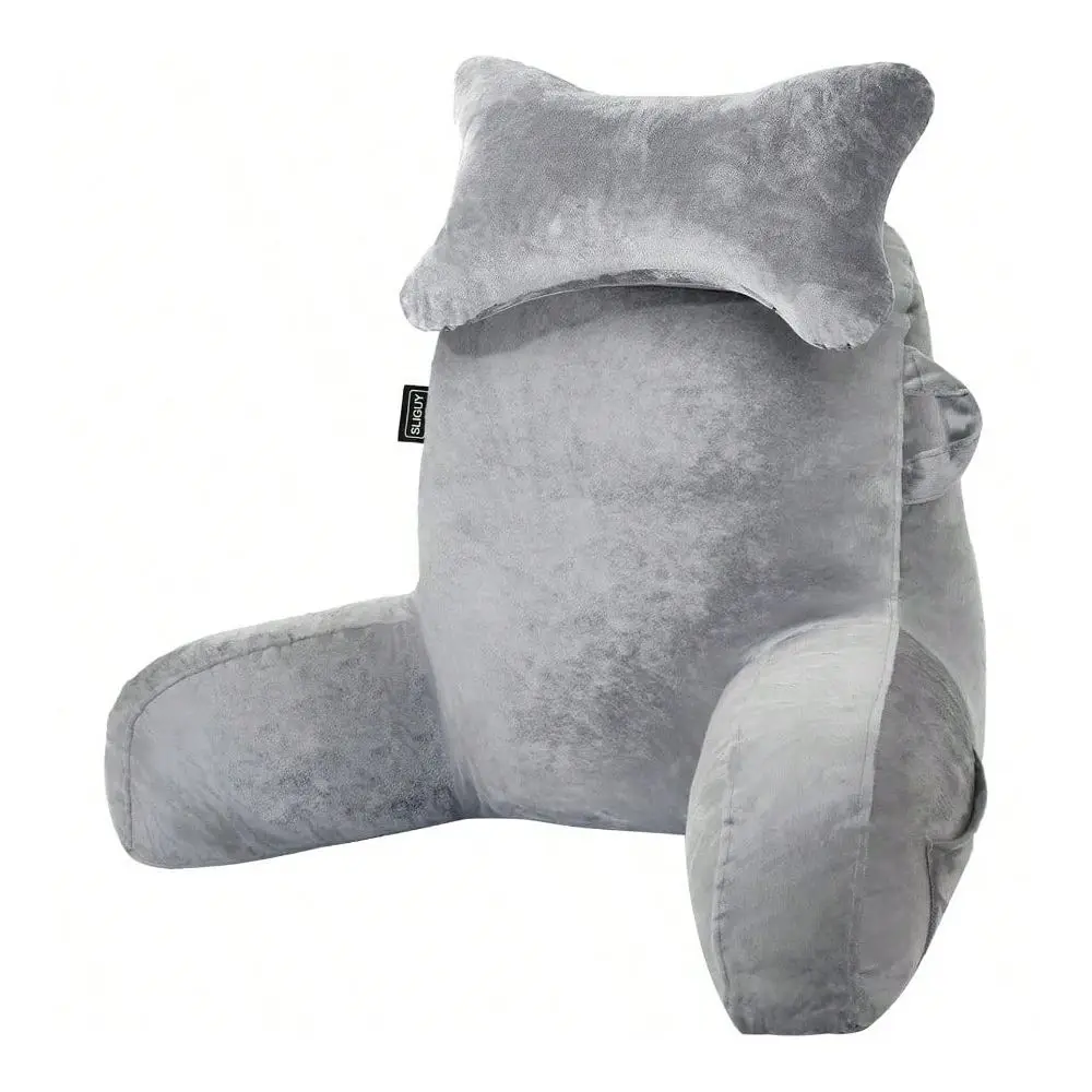 Pillow For Sitting In Bed Couch Adult Back Pillow With Arm Port And Pockets Adult Back Pillow Bed Chair For Bed Rest Reading Wa
Pillow For Sitting In Bed Couch Adult Back Pillow With Arm Port And Pockets Adult Back Pillow Bed Chair For Bed Rest Reading Wa