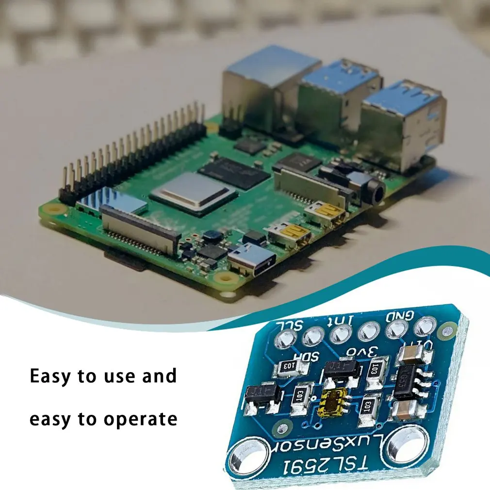 High Dynamic TSL2591 IIC I2C Light Sensor Digital Light Sensor Range Digital Board High Performance Great Reliability Wholesale
High Dynamic TSL2591 IIC I2C Light Sensor Digital Light Sensor Range Digital Board High Performance Great Reliability Wholesale