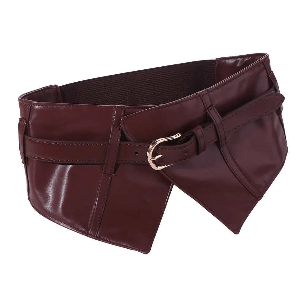 Punk Adjustable Elastic Cummerbunds Solid Color Elastic Wide Belt PU Leather Waistband Waist Corset Ladies
Punk Adjustable Elastic Cummerbunds Solid Color Elastic Wide Belt PU Leather Waistband Waist Corset Ladies