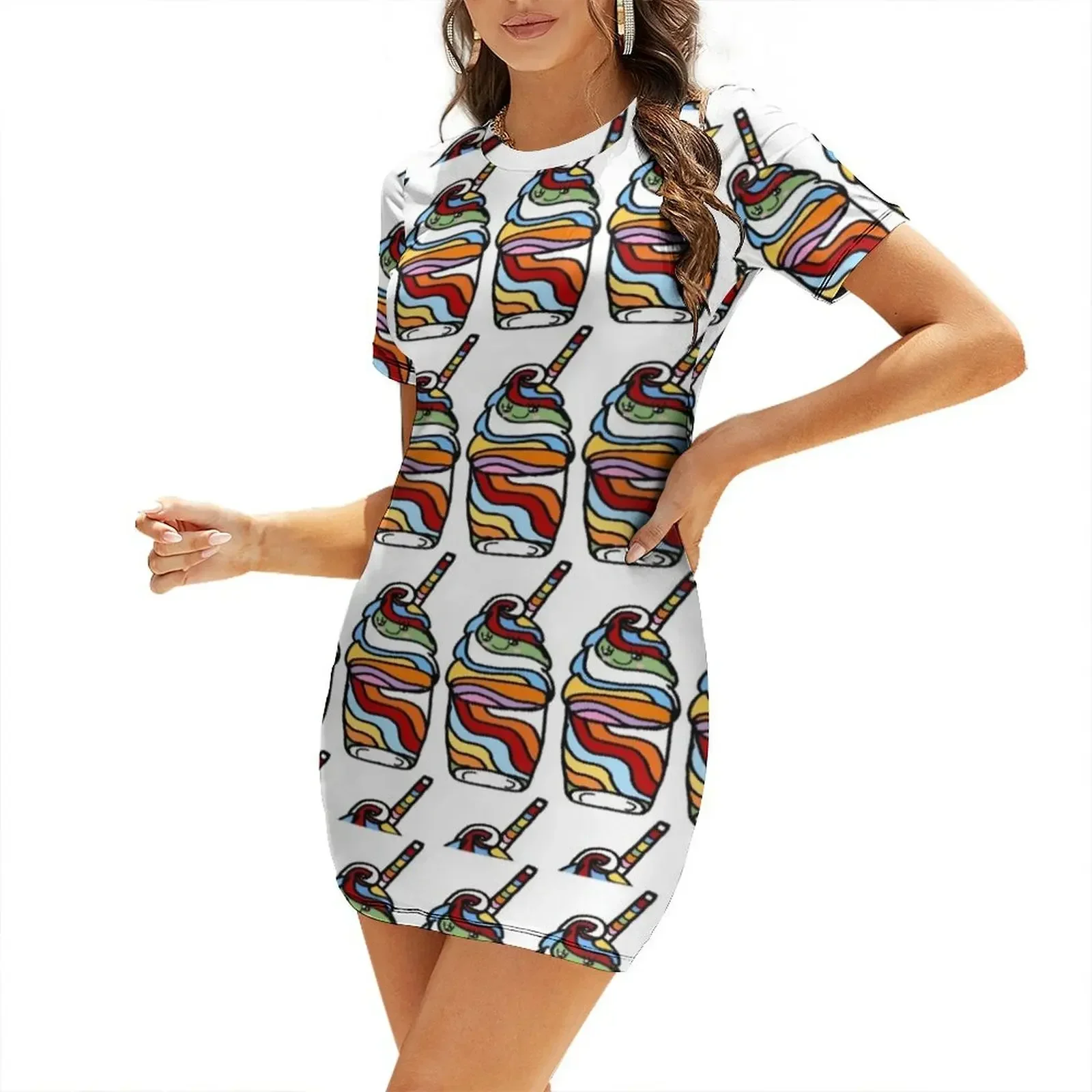 Rainbow Milkshake Short-Sleeved Dress dress korean style elegant party dress for women 2026 elegant women's sets
Rainbow Milkshake Short-Sleeved Dress dress korean style elegant party dress for women 2026 elegant women's sets