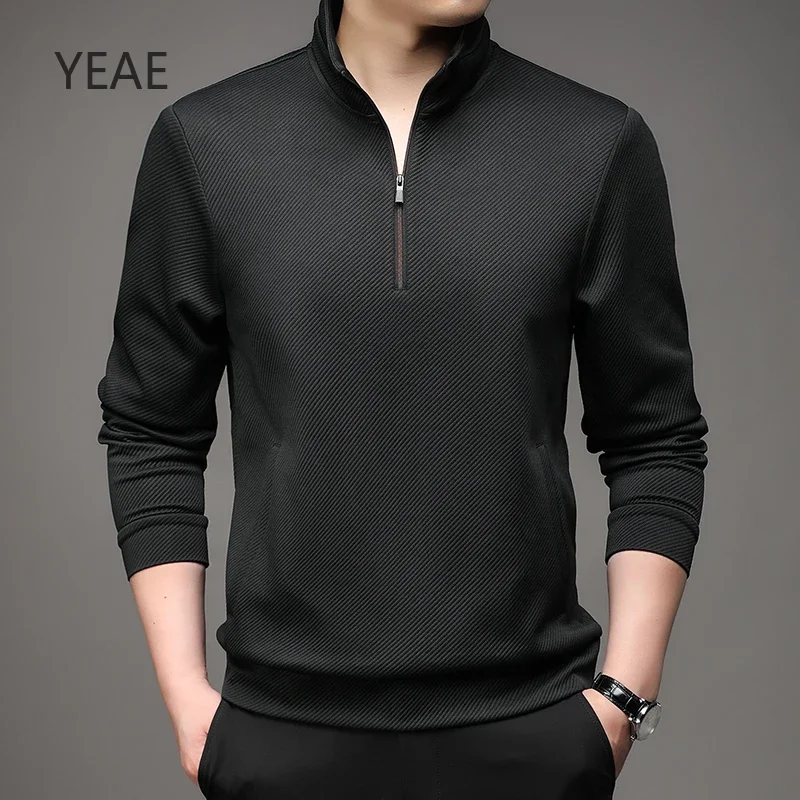 Billy 2025 New Style Solid Color Simple Half Turtleneck Zipper Spring and Autumn Man Long Sleeve T-shirt New in Tops Sweatshirt
Billy 2025 New Style Solid Color Simple Half Turtleneck Zipper Spring and Autumn Man Long Sleeve T-shirt New in Tops Sweatshirt