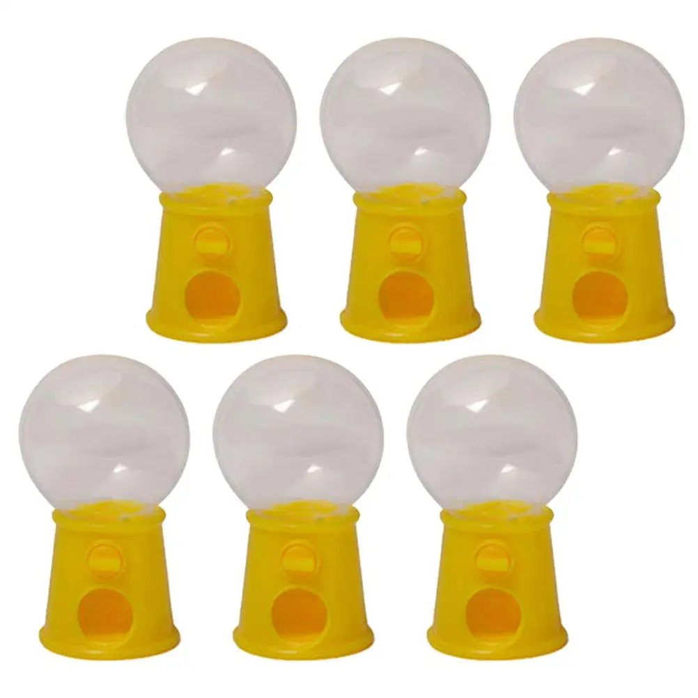 6 Pcs Mini Candy Grabbing Machines Kids Gumballs Machine Yellow Plastic Toy Storage Box Hand Eye Coordination Plaything
6 Pcs Mini Candy Grabbing Machines Kids Gumballs Machine Yellow Plastic Toy Storage Box Hand Eye Coordination Plaything