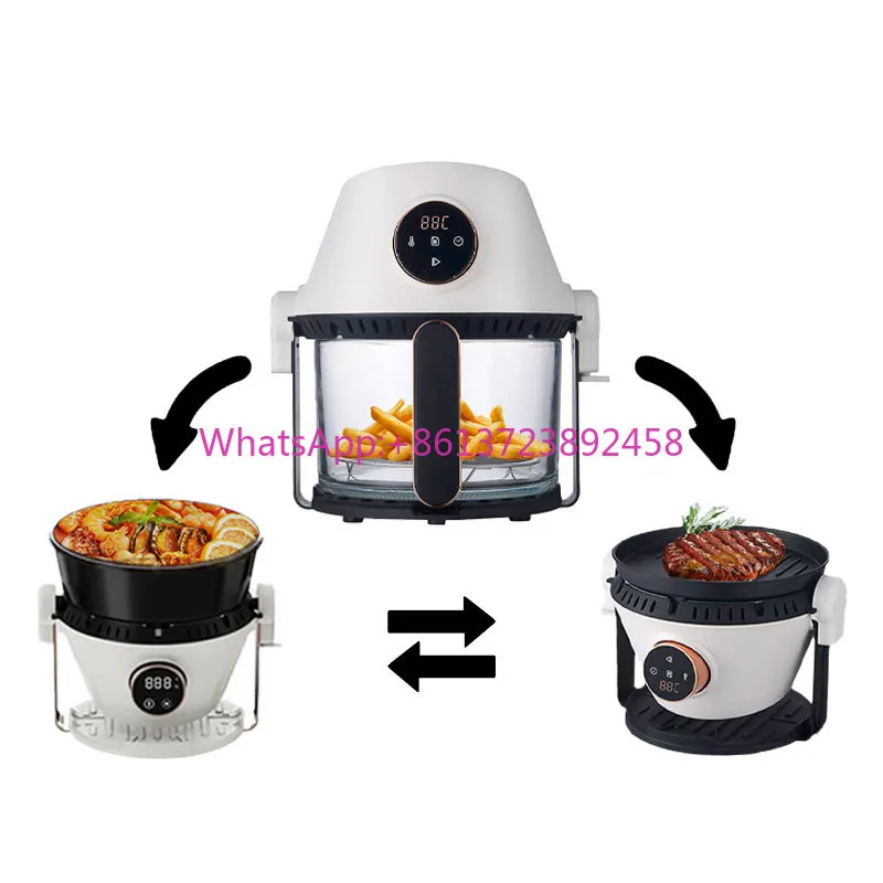 DEWEISI Household Kitchen Appliance Intelligent air Fryer Oven 3 In1 with Glass Bowl Professional Multi Function air Fryer Grill
DEWEISI Household Kitchen Appliance Intelligent air Fryer Oven 3 In1 with Glass Bowl Professional Multi Function air Fryer Grill