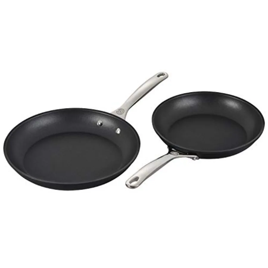 Nonstick PRO Cookware Set 2 pc. 9.5 11 Fry Pan for Kitchen Use Black Durable Toughened Aluminum with Nonstick Coating Heat Resi
Nonstick PRO Cookware Set 2 pc. 9.5 11 Fry Pan for Kitchen Use Black Durable Toughened Aluminum with Nonstick Coating Heat Resi