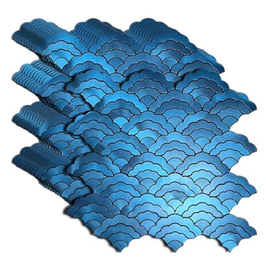Kitchen bathroom living room decor: frosted blue peel and stick metal backsplash tiles, self-adhesive cloud-shaped aluminum mos
Kitchen bathroom living room decor: frosted blue peel and stick metal backsplash tiles, self-adhesive cloud-shaped aluminum mos
