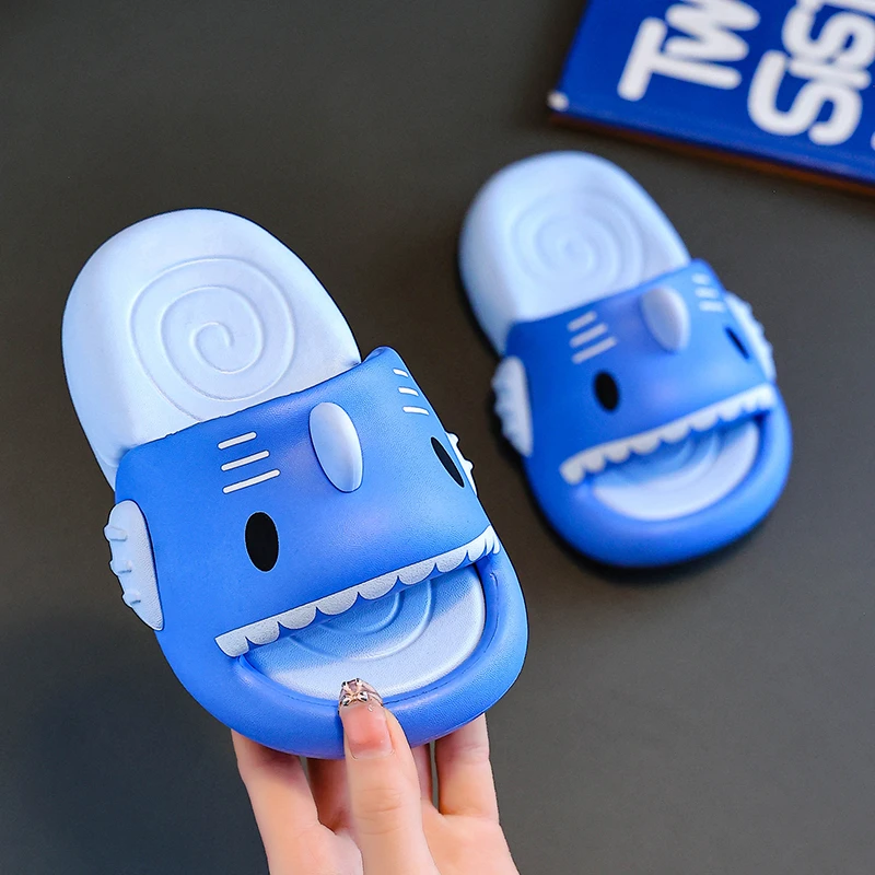 Boy Girl Cartoon Cute Sandal Shark Children Slippers Shoe Wear Anti-collision Non-slip Sandal Kid Baby Hole Shoes Women Slippers
Boy Girl Cartoon Cute Sandal Shark Children Slippers Shoe Wear Anti-collision Non-slip Sandal Kid Baby Hole Shoes Women Slippers