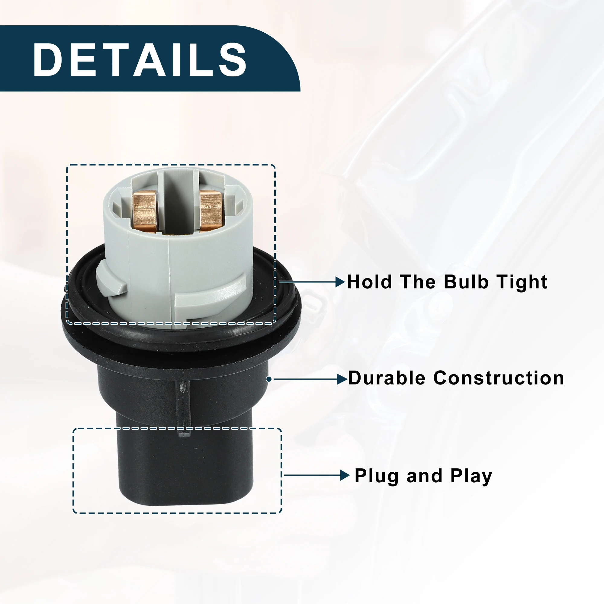 X Autohaux Передний указатель поворота Задний фонарь для Dodge Charger 3-контактный стабильный номер 5139886AA | Адаптер лампы указателя поворота
X Autohaux Передний указатель поворота Задний фонарь для Dodge Charger 3-контактный стабильный номер 5139886AA | Адаптер лампы указателя поворота