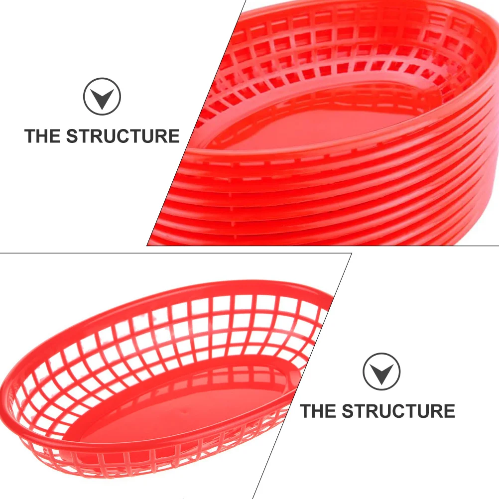 12 Pcs Boat Shaped Food Storage Basket Plastic Chips Plate Restaurant Supplies Home KTV Snack Dishes Fruit Tray Easy Clean
12 Pcs Boat Shaped Food Storage Basket Plastic Chips Plate Restaurant Supplies Home KTV Snack Dishes Fruit Tray Easy Clean