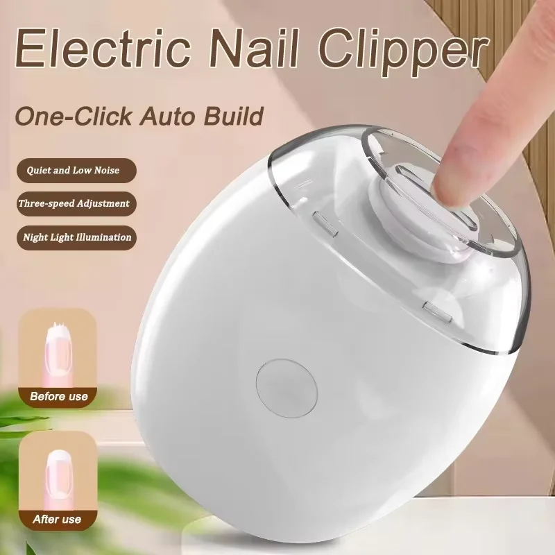2in1 Electric Nail Clipper Cutter with LED Light Anti-Pinch Automatic Nail Grinder Trimmer for Baby Mini Manicure Tool Nail Care
2in1 Electric Nail Clipper Cutter with LED Light Anti-Pinch Automatic Nail Grinder Trimmer for Baby Mini Manicure Tool Nail Care