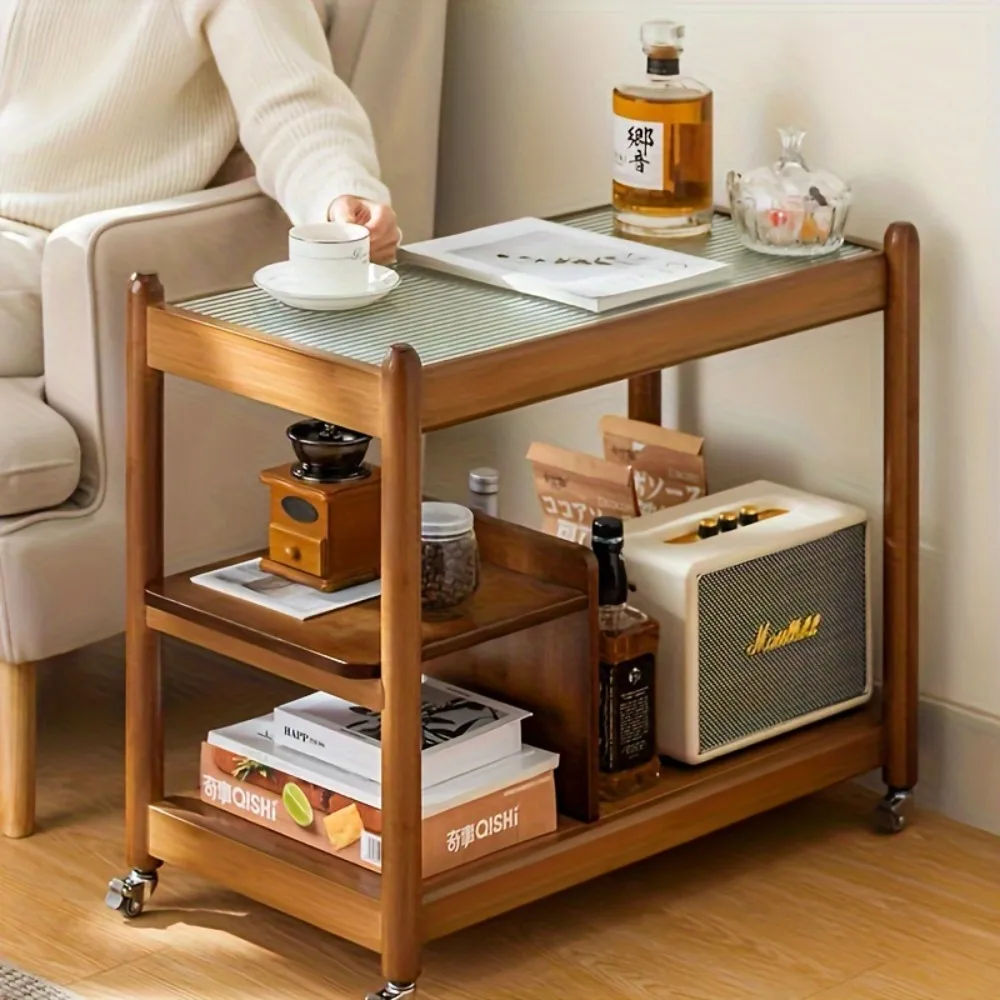 1pc Compact Mobile Coffee Table - Stylish And Space-Saving, Multifunctional Mini Square Table with Easy-Glide Trolley Design
1pc Compact Mobile Coffee Table - Stylish And Space-Saving, Multifunctional Mini Square Table with Easy-Glide Trolley Design